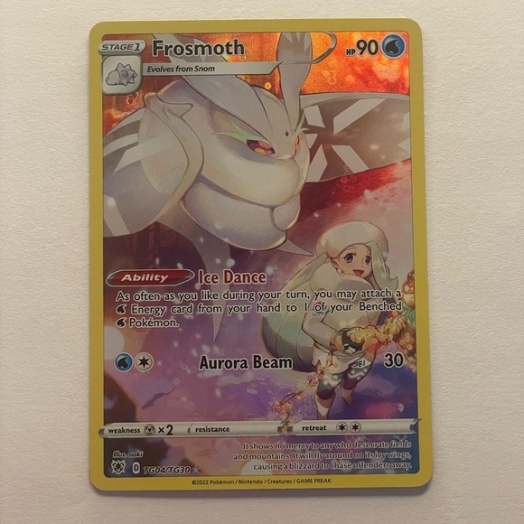 ❄️ Frosmoth Pokémon Card TG04/TG30 – Trainer Gallery – NM Condition ❄️ - Picture 2 of 3